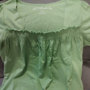 Smocked T-shirt